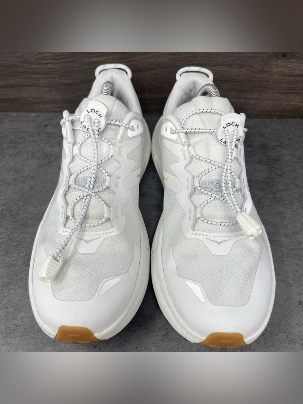 Hoka One One 💅 Transport Women’s Hiking Running Athletic White 1123154 WWH NEW - Picture 6 of 12